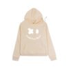 Custom Orange Loose-Fit Face Applique Hoodie - Style 8CCA8E - product detail view 5