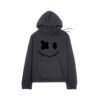 Custom Orange Loose-Fit Face Applique Hoodie - Style 8CCA8E - product detail view 6