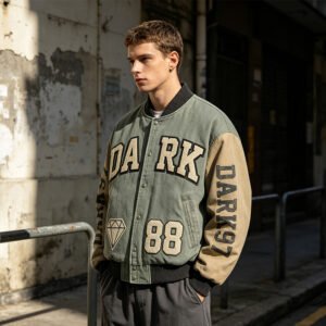 Custom Applique Varsity Baseball Jacket 709-04 - Style D83D1D