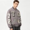 Custom Applique Varsity Baseball Jacket 710-06 - Style 19CFF0 - product detail view 2