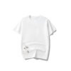 Custom Asymmetric Phoenix Embroidered Loose T-Shirt - Style 44ED4A - product detail view 2 Custom Asymmetric Phoenix Embroidered Loose T-Shirt - Style 44ED4A - product detail view 2
