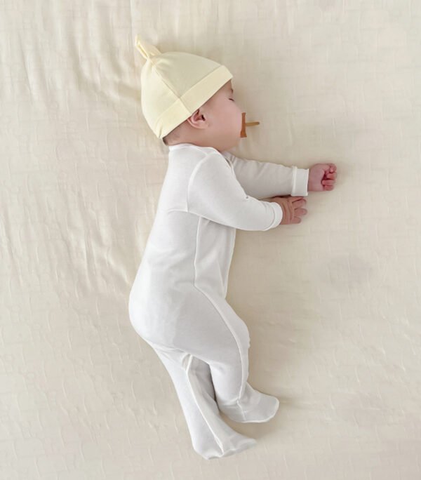 Custom Baby Long-Sleeve Footed One-Piece - 2021 - Style 00CC29 - product detail view 12 Custom Baby Long-Sleeve Footed One-Piece - 2021 - Style 00CC29 - product detail view 12