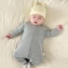 Custom Long Sleeve Baby Interlock Romper 2020 - Style 95B7A6 - product detail view 11
