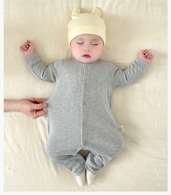 Custom Long Sleeve Baby Interlock Romper 2020 - Style 95B7A6 - product detail view 12