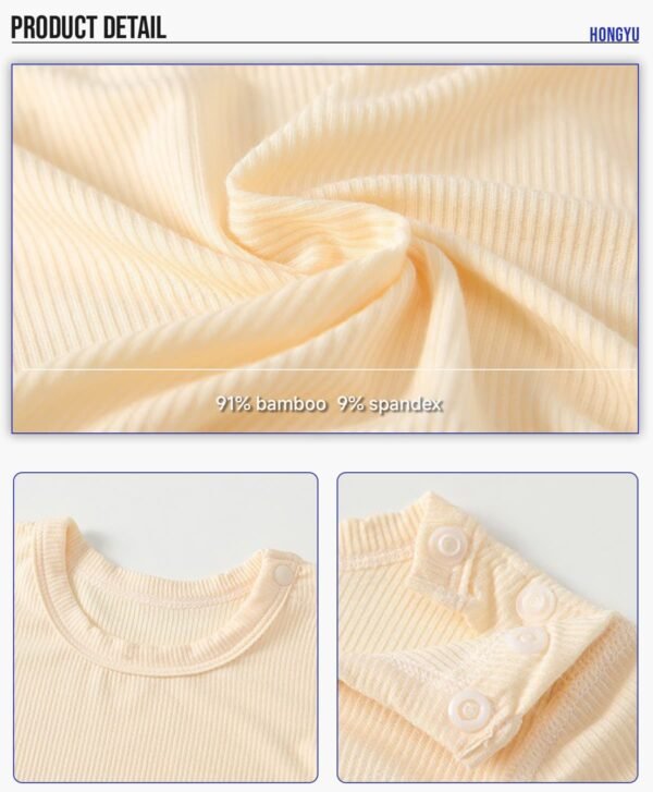 Custom Short-Sleeve Baby Rib Onesie - 2521 - Style 9EE3DC - product detail view 8 Custom Short-Sleeve Baby Rib Onesie - 2521 - Style 9EE3DC - product detail view 8