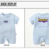 Custom Baby Short-Sleeve Shortie Romper | 2053 - Style 5C3062 - product detail view 10 Custom Baby Short-Sleeve Shortie Romper | 2053 - Style 5C3062 - product detail view 10