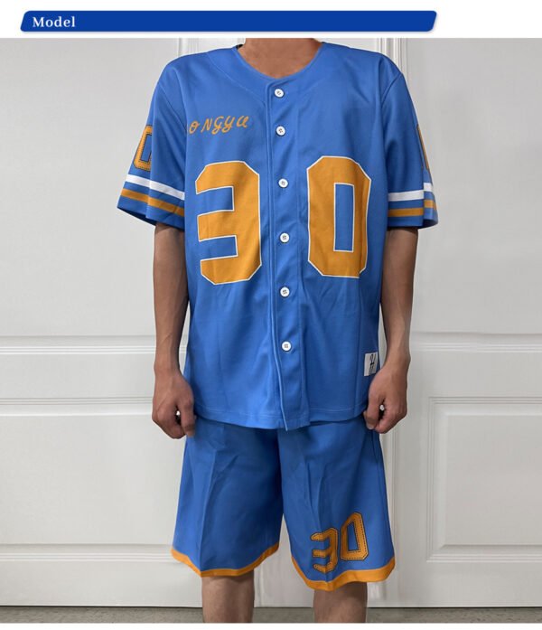 Custom Contrast-Number Baseball Jersey Shorts YQ292 - Style ACC4E6 - product detail view 13 Custom Contrast-Number Baseball Jersey Shorts YQ292 - Style ACC4E6 - product detail view 13