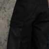 Custom Black Patchwork Cargo Shorts - Style 6ECD57 - product detail view 8 Custom Black Patchwork Cargo Shorts - Style 6ECD57 - product detail view 8