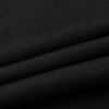 Custom Black Printed Crew Neck Tee | VW-ddc0fa396b3816b8 - Style DDC0FA Close-up of black crew neck t-shirt fabric