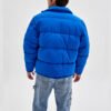 Custom Blue Quilted Puffer Jacket - Style 582D77 - product detail view 2 Custom Blue Quilted Puffer Jacket - Style 582D77 - product detail view 2