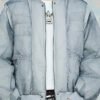 Custom Vintage Bomber Puffer Jacket - Style 4B2400 - product detail view 6