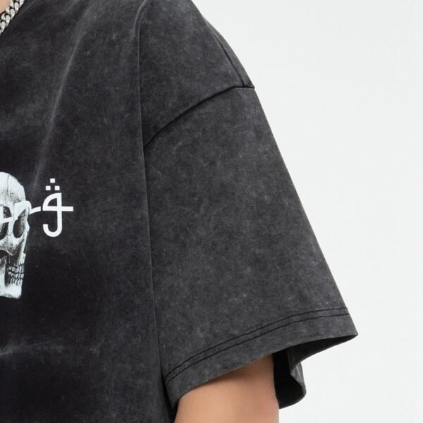 Custom Boxy Cropped Acid Wash Graphic T-Shirt - Style 4EAF5F - product detail view 11 Custom Boxy Cropped Acid Wash Graphic T-Shirt - Style 4EAF5F - product detail view 11