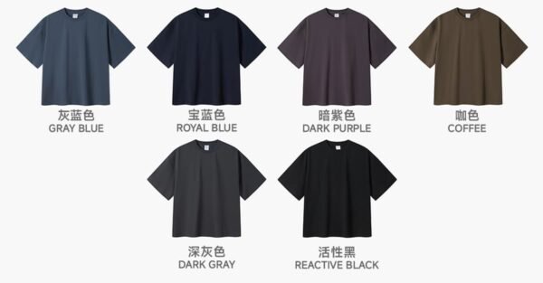 Custom Boxy Cropped Patch-Placement T-Shirt K1163 - Style C9FCDF - product detail view 6 Custom Boxy Cropped Patch-Placement T-Shirt K1163 - Style C9FCDF - product detail view 6