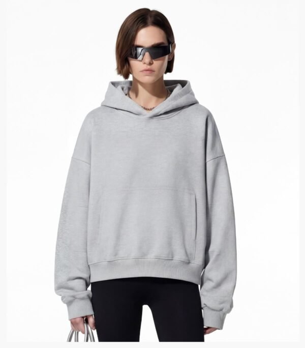 Custom Boxy Oversized Fleece Pullover Hoodie - Style 4B3764 - product detail view 12 Custom Boxy Oversized Fleece Pullover Hoodie - Style 4B3764 - product detail view 12