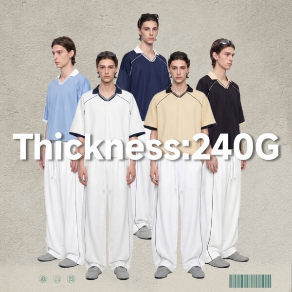 Custom 240GSM Boxy Polo T-Shirt K1176 - Style D9CB06 Custom 240GSM Boxy Polo T-Shirt K1176 - Style D9CB06