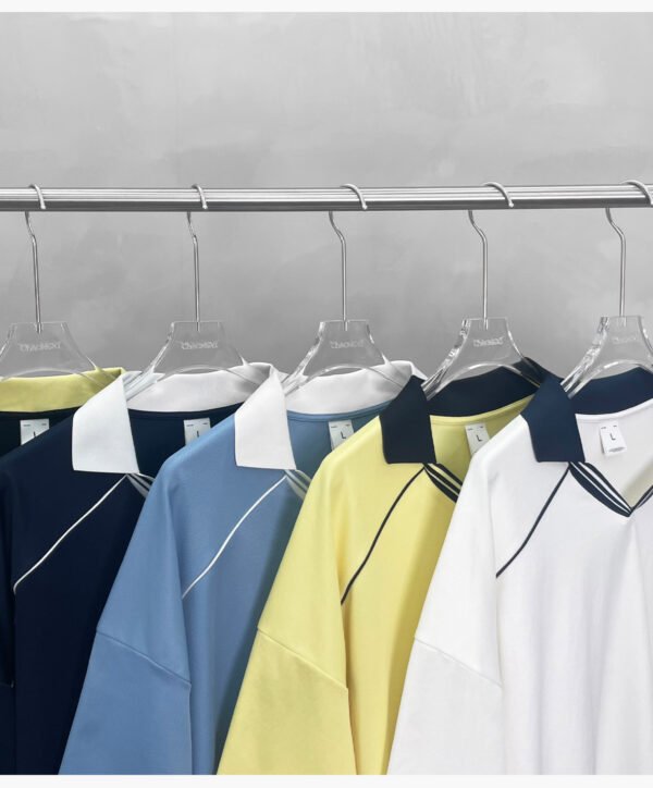 Custom 240GSM Boxy Polo T-Shirt K1176 - Style D9CB06 - product detail view 15 Custom 240GSM Boxy Polo T-Shirt K1176 - Style D9CB06 - product detail view 15
