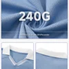 Custom 240GSM Boxy Polo T-Shirt K1176 - Style D9CB06 - product detail view 8 Custom 240GSM Boxy Polo T-Shirt K1176 - Style D9CB06 - product detail view 8