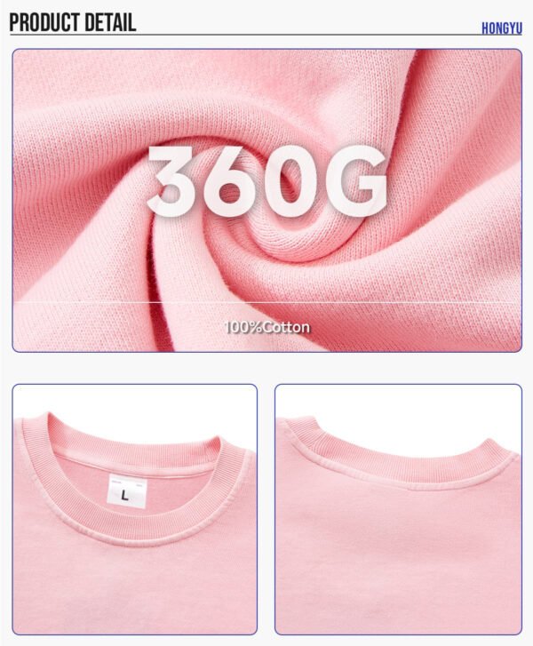 Custom Balanced Terry Boxy Sweatshirt - 27630 - Style D0727B - product detail view 8 Custom Balanced Terry Boxy Sweatshirt - 27630 - Style D0727B - product detail view 8