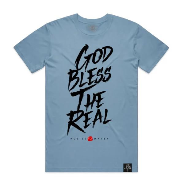 Custom Brush Graphic Crewneck T-Shirt - CB678CF - Style CB678C - product detail view 3 Custom Brush Graphic Crewneck T-Shirt - CB678CF - Style CB678C - product detail view 3