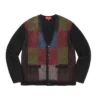 Custom Brushed Grid Knit Cardigan | VW-759D - Style 759D86 - product detail view 2 Custom Brushed Grid Knit Cardigan | VW-759D - Style 759D86 - product detail view 2