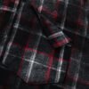 Custom Washed Plaid Patchwork Button-Front Shorts - Style 7E970F - product detail view 7