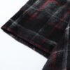 Custom Washed Plaid Patchwork Button-Front Shorts - Style 7E970F - product detail view 8