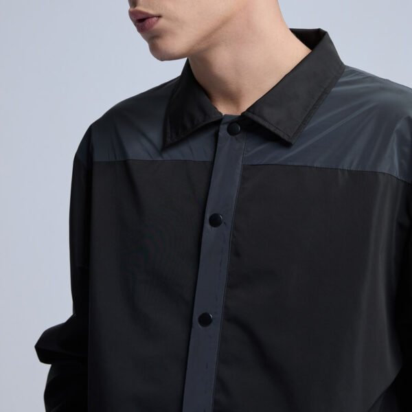 Custom Two-Tone Button-Front Street Shirt | VWT-231 - Style 23E499 - product detail view 3