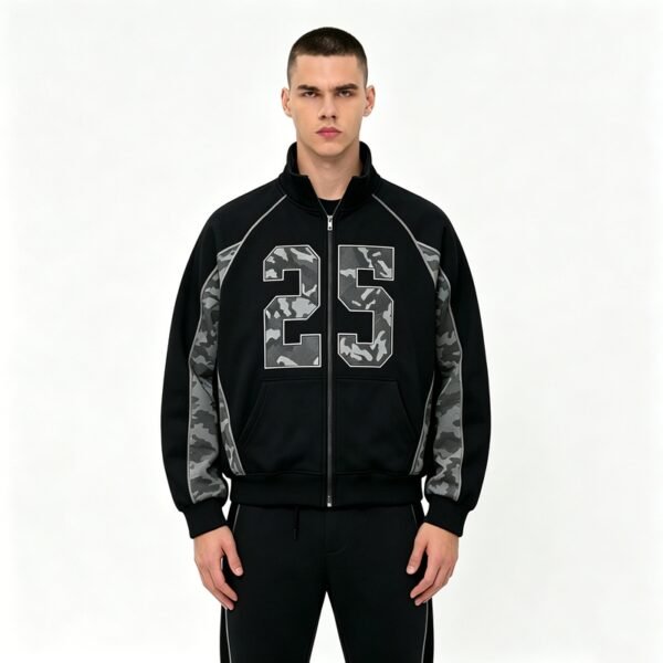 Custom Camo Panel 25 Full-Zip Hoodie - Style 280F4B - product detail view 7 Custom Camo Panel 25 Full-Zip Hoodie - Style 280F4B - product detail view 7