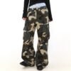 Custom Camo Quilted Wide-Leg Overlay Pants - Style 8677DD Custom Camo Quilted Wide-Leg Overlay Pants - Style 8677DD