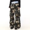 Custom Camo Quilted Wide-Leg Overlay Pants - Style 8677DD - product detail view 5 Custom Camo Quilted Wide-Leg Overlay Pants - Style 8677DD - product detail view 5