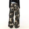Custom Camo Quilted Wide-Leg Overlay Pants - Style 8677DD - product detail view 8 Custom Camo Quilted Wide-Leg Overlay Pants - Style 8677DD - product detail view 8