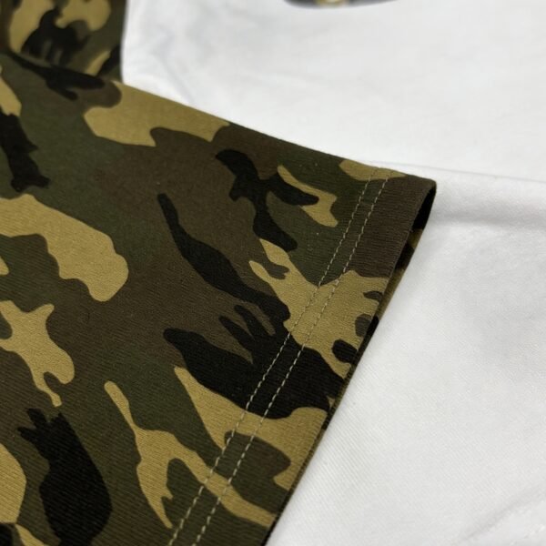 Custom Camo Raglan 3D Embroidery T-Shirt - Style EFF561 - product detail view 11