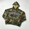 Custom Camo Rhinestone Applique Zip Hoodie - Style 878795 - product detail view 9 Custom Camo Rhinestone Applique Zip Hoodie - Style 878795 - product detail view 9