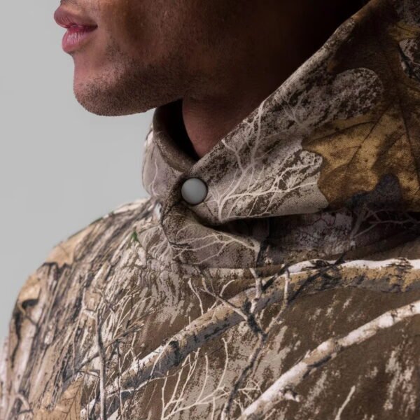 Custom Camo Snap-Front Pullover Hoodie - Style 1519DB - product detail view 6 Custom Camo Snap-Front Pullover Hoodie - Style 1519DB - product detail view 6