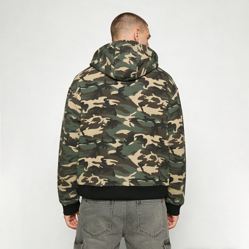 Camouflage-Kapuzensweatshirt, Großhandel