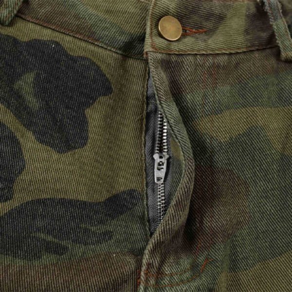 Custom Camouflage Ripped Multi-Pocket Cargo Shorts - Style A24CFF - product detail view 3