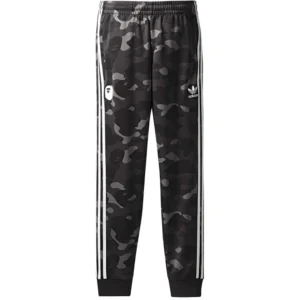 Custom Cinder Camouflage Side-Stripe Track Pants - Style 09D7FE