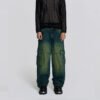 Custom Chain Detail Washed Loose Jeans - Style D9DB2E - product detail view 4 Custom Chain Detail Washed Loose Jeans - Style D9DB2E - product detail view 4