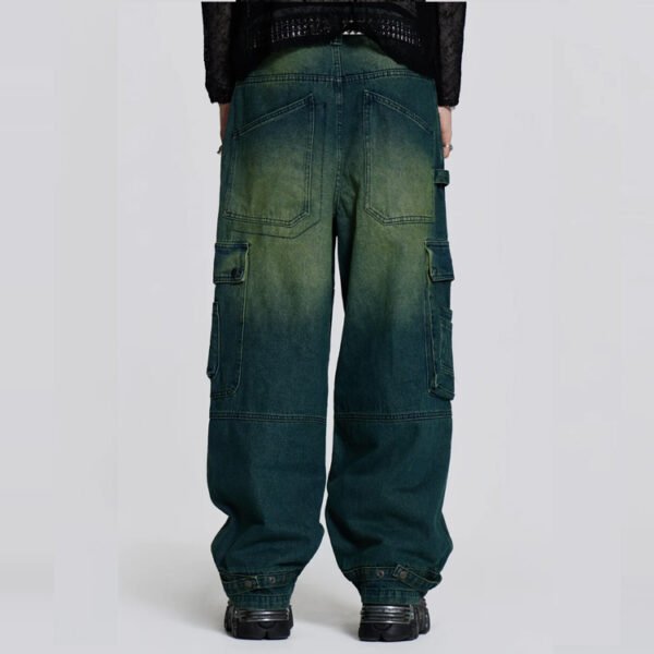 Custom Chain Detail Washed Loose Jeans - Style D9DB2E - product detail view 5 Custom Chain Detail Washed Loose Jeans - Style D9DB2E - product detail view 5