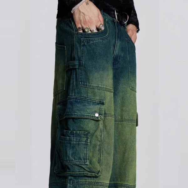 Custom Chain Detail Washed Loose Jeans - Style D9DB2E - product detail view 7 Custom Chain Detail Washed Loose Jeans - Style D9DB2E - product detail view 7