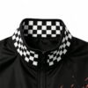 Custom Checkerboard Panel Racing Bomber Jacket - Style 18A844 - product detail view 6