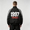 Custom Checkerboard Racing Bomber Jacket - Style B5D0C6 - product detail view 4 Custom Checkerboard Racing Bomber Jacket - Style B5D0C6 - product detail view 4
