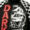 Custom Checkerboard Racing Bomber Jacket - Style B5D0C6 - product detail view 6 Custom Checkerboard Racing Bomber Jacket - Style B5D0C6 - product detail view 6