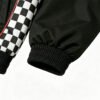 Custom Checkerboard Racing Panel Bomber Jacket - Style 59B972 - product detail view 7