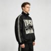 Custom Checkerboard Sleeve Racing Bomber Jacket - Style A66ACA - product detail view 3