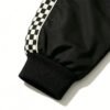 Custom Checkerboard Sleeve Racing Bomber Jacket - Style A66ACA - product detail view 8