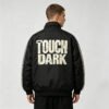 Custom Checkerboard Sleeve Racing Bomber Jacket - Style A66ACA - product detail view 10