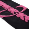 Custom Chenille Applique Street Pants 092E52203815FCDD - Style 092E52 Black pants with pink chenille applique detail