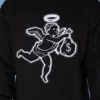 Custom Chenille Graphic Crewneck Sweatshirt - Style 921A37 - product detail view 4 Custom Chenille Graphic Crewneck Sweatshirt - Style 921A37 - product detail view 4