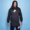 Custom Chenille Patch Crewneck Sweatshirt - Style 909101 - product detail view 3 Custom Chenille Patch Crewneck Sweatshirt - Style 909101 - product detail view 3